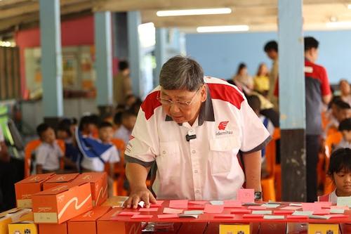 Football clinic & the “Board of Happiness”, Ang Thong
