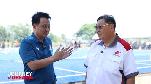 Football clinic & the “Board of Happiness”, Ang Thong