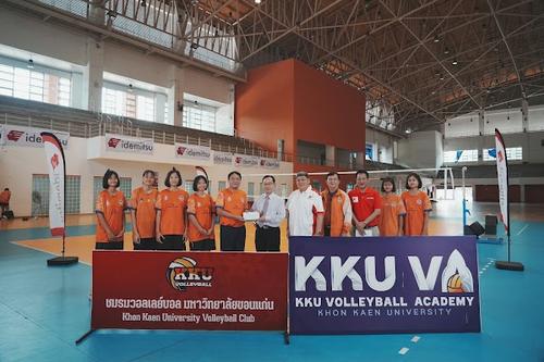 Supporting women’s volleyball, Khon Kaen University & Korat